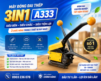 MÁY ĐÓNG DÂY ĐAI THÉP A 333