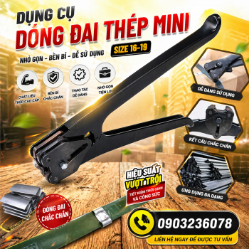 Dụng cụ kẹp bọ sắt đóng đai 16mm 19mm