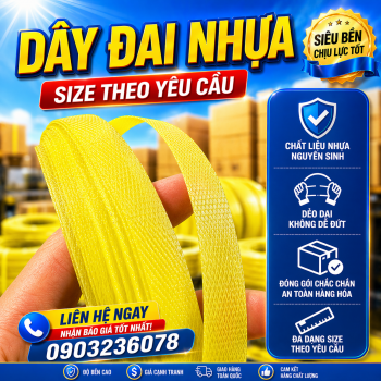 DÂY ĐAI NHỰA PP 19MM