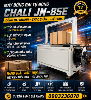 MÁY ĐÓNG DÂY ĐAI JN-85E